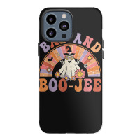 Retro Groovy Bad And Boo Jee Floral Ghost Halloween Hippie Iphone 13 Pro Max Case | Artistshot