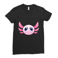 Cosmic Axolotl-6wf2q Ladies Fitted T-shirt | Artistshot