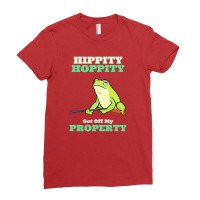 Hippity Hoppity Abolish Private Property Ladies Fitted T-shirt | Artistshot