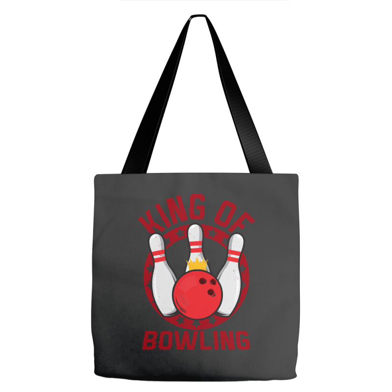 Bowling Bowl Champion King 542 Bowling Ball Tote Bags | Artistshot