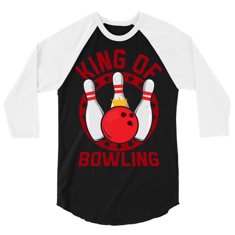 Bowling Bowl Champion King 542 Bowling Ball 3/4 Sleeve Shirt | Artistshot