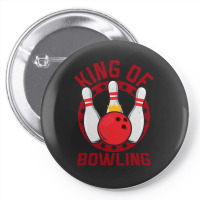 Bowling Bowl Champion King 542 Bowling Ball Pin-back Button | Artistshot