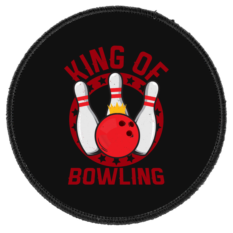 Bowling Bowl Champion King 542 Bowling Ball Round Patch | Artistshot