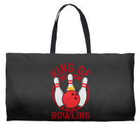 Bowling Bowl Champion King 542 Bowling Ball Weekender Totes | Artistshot