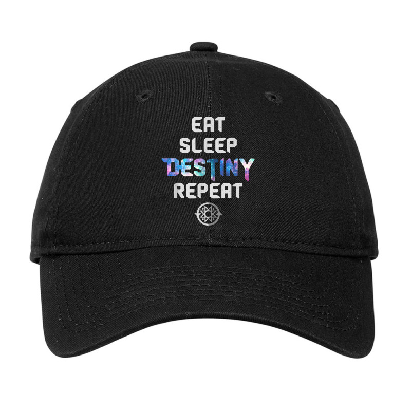 Eat Sleep Destiny Repeat Gamers Video Games Gaming Gift Adjustable Cap by FionaMciver | Artistshot