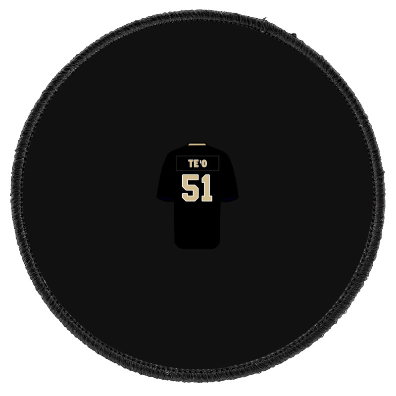 Manti Te'o Jersey Round Patch | Artistshot