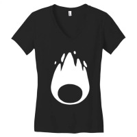 Calcifer Minimal  White Women's V-neck T-shirt | Artistshot