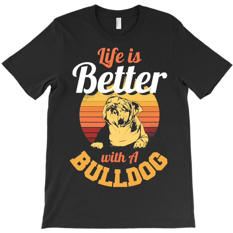 English Bulldog Dog Lover Funny Clothes Dog Merchandise 343 Bulldog Da T-shirt | Artistshot