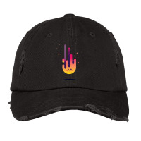 Cute Little Calcifer Fire Art Vintage Cap | Artistshot