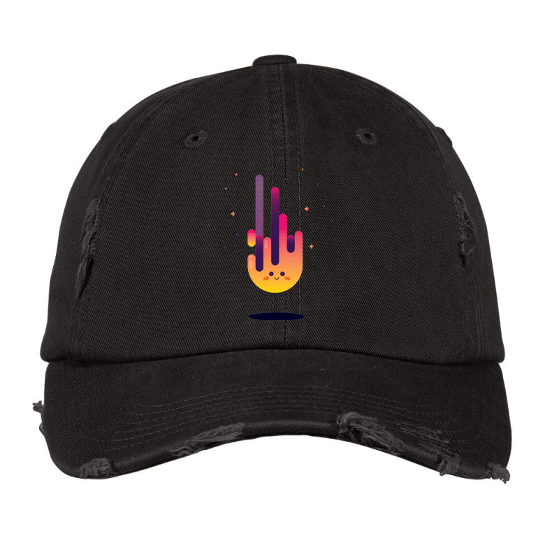 Cute Little Calcifer Fire Art Vintage Cap by JOHNCOLLIER | Artistshot