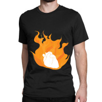 Heart On Fire Classic T-shirt | Artistshot