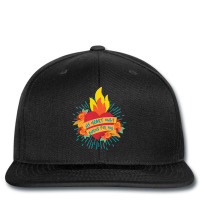 My Heart Burns Printed Hat | Artistshot