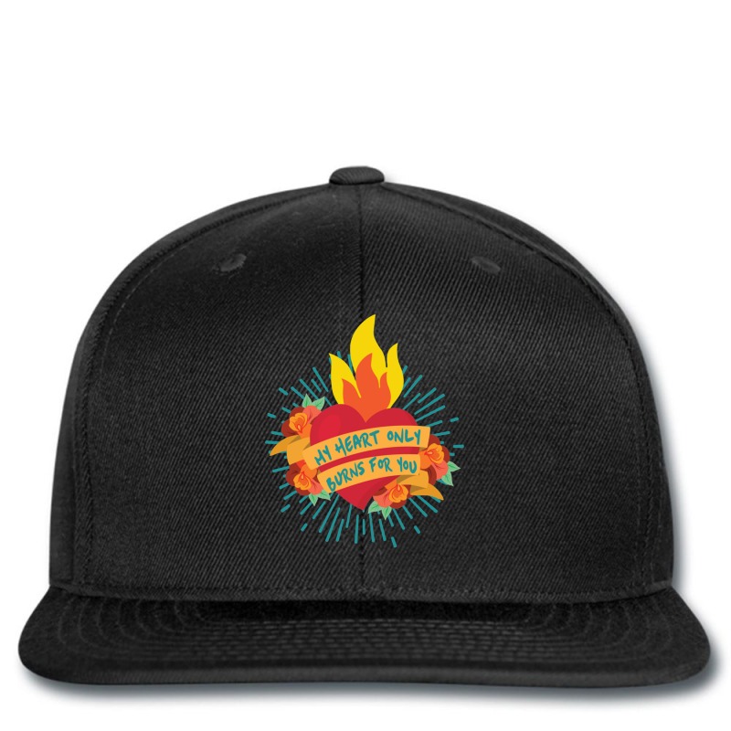 My Heart Burns Printed hat by JOHNCOLLIER | Artistshot