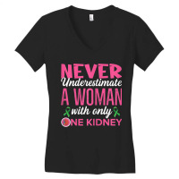 Womens Organ Donation Quote For Your Kidney Donor Wife Women's V-neck T-shirt | Artistshot