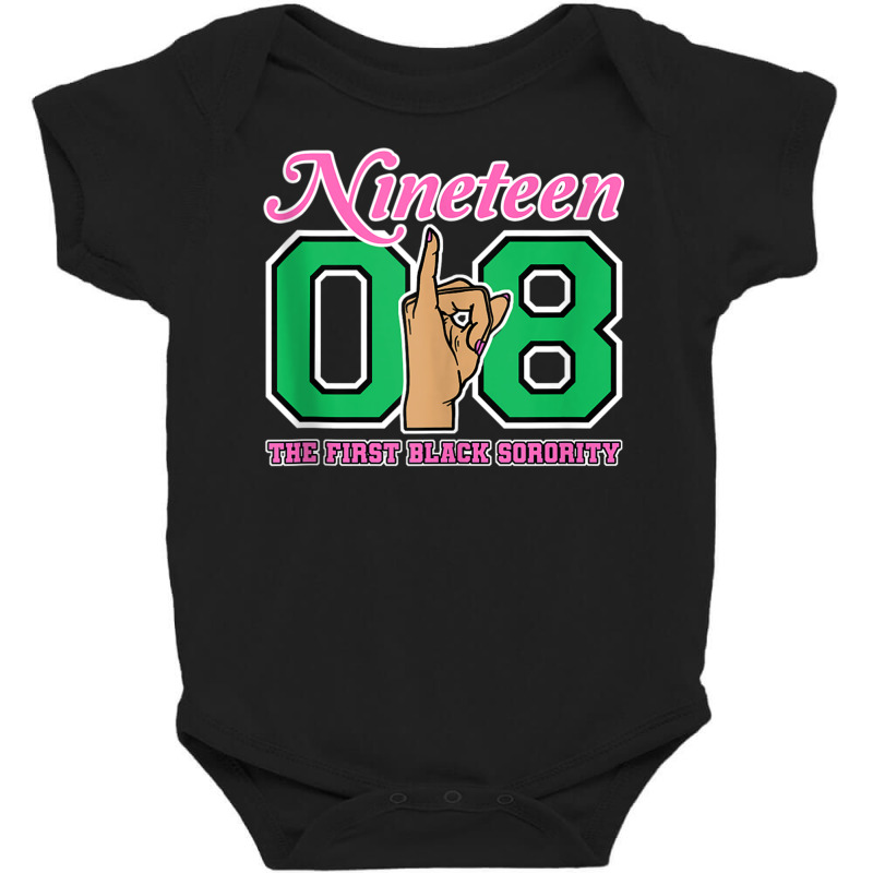 J15 Nineteen 08 Founder's Day Aka Women Hand Sign Tank Top Baby Bodysuit | Artistshot