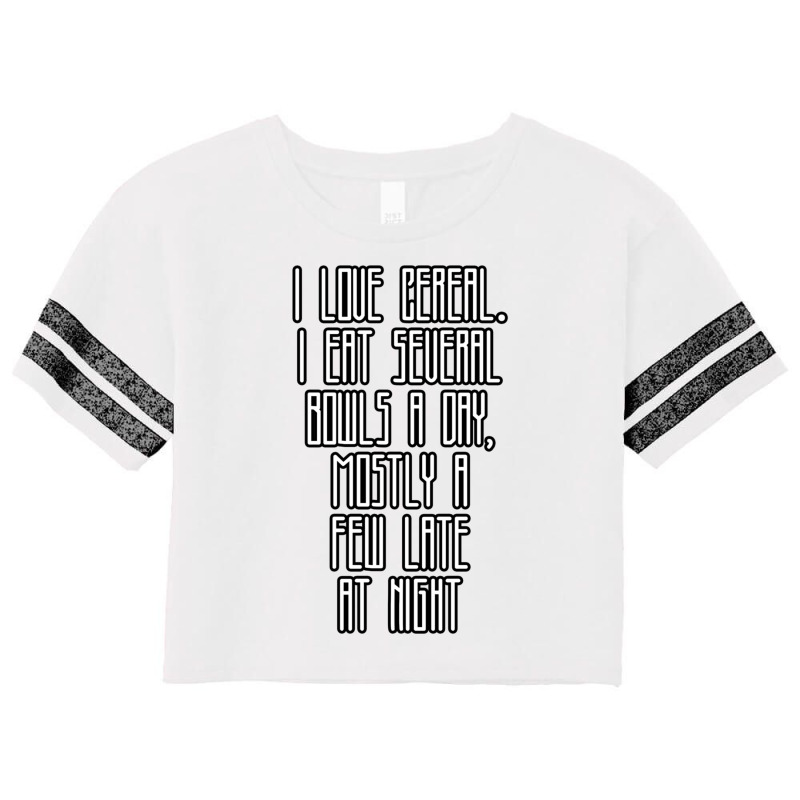 I Love Cereal Top Paul Dano Art 2022 Scorecard Crop Tee by KAROLWILDER | Artistshot