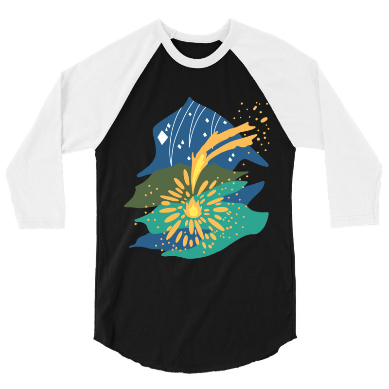 Comet Calcifer 3/4 Sleeve Shirt by JOHNCOLLIER | Artistshot