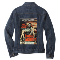 Bride Of The Monsters Ladies Denim Jacket | Artistshot
