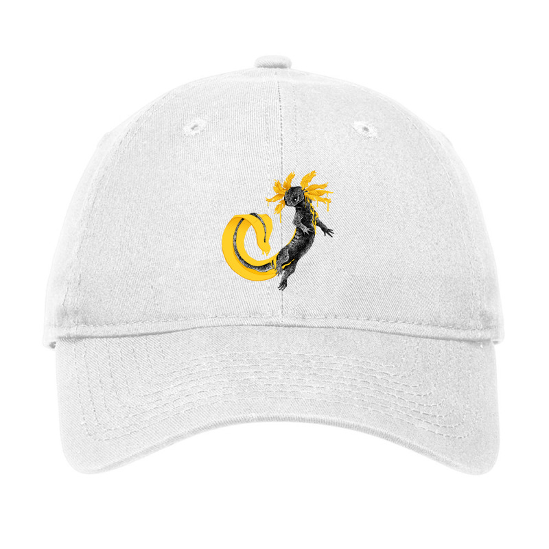 Golden Axolotl Adjustable Cap by JessyTee01 | Artistshot