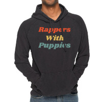 Rappers With Puppies Vintage Hoodie | Artistshot