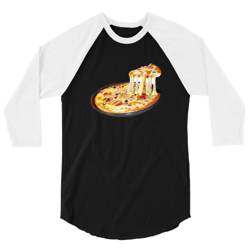 Pizza 3/4 Sleeve Shirt by Rahmadi1984 | Artistshot