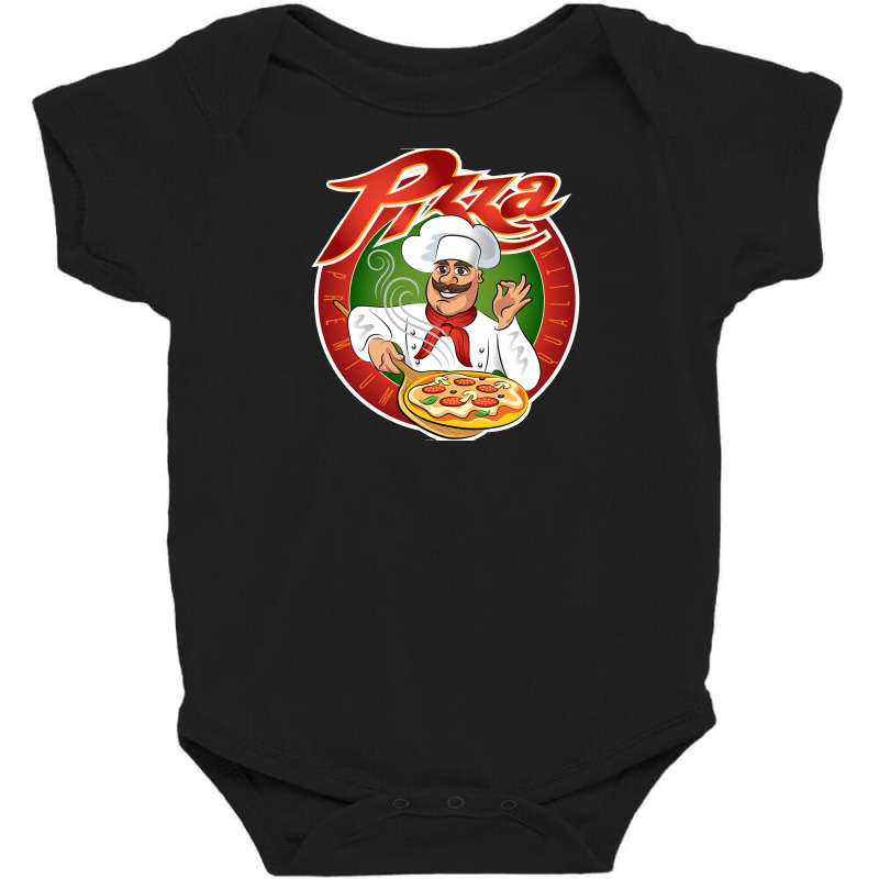 Pizza Baby Bodysuit by Rahmadi1984 | Artistshot