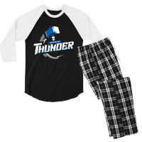 Thunder Fun Smart Men's 3/4 Sleeve Pajama Set | Artistshot