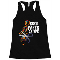 Rock Paper Crispr Dna Biologist Genetic Engineering Science Racerback Tank | Artistshot