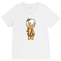 Flinstones Bamm Bamm V-neck Tee | Artistshot