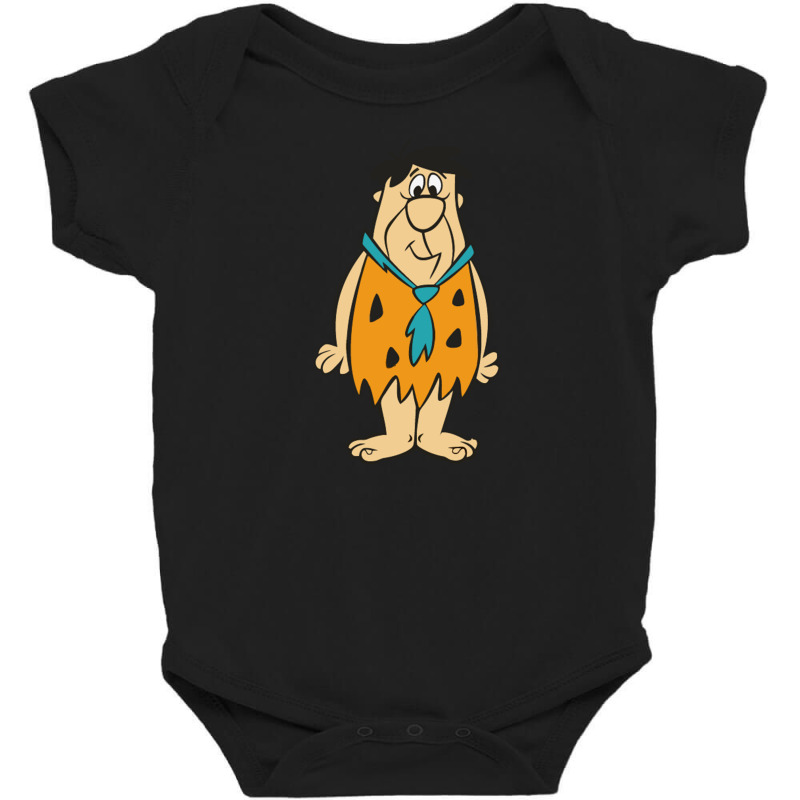 Flinstones Fred And Barney Baby Bodysuit by zackky | Artistshot