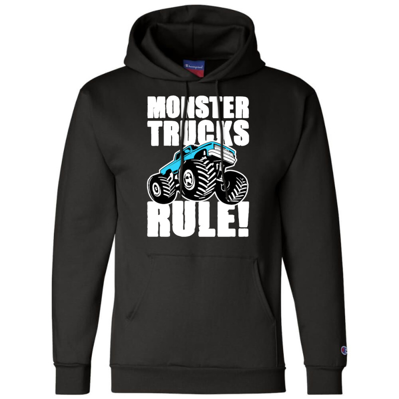 Funny Monster Truck Champion Hoodie | Artistshot