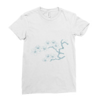 Carnation Flowers Subtle Fandom National Moon Day Ladies Fitted T-shirt | Artistshot