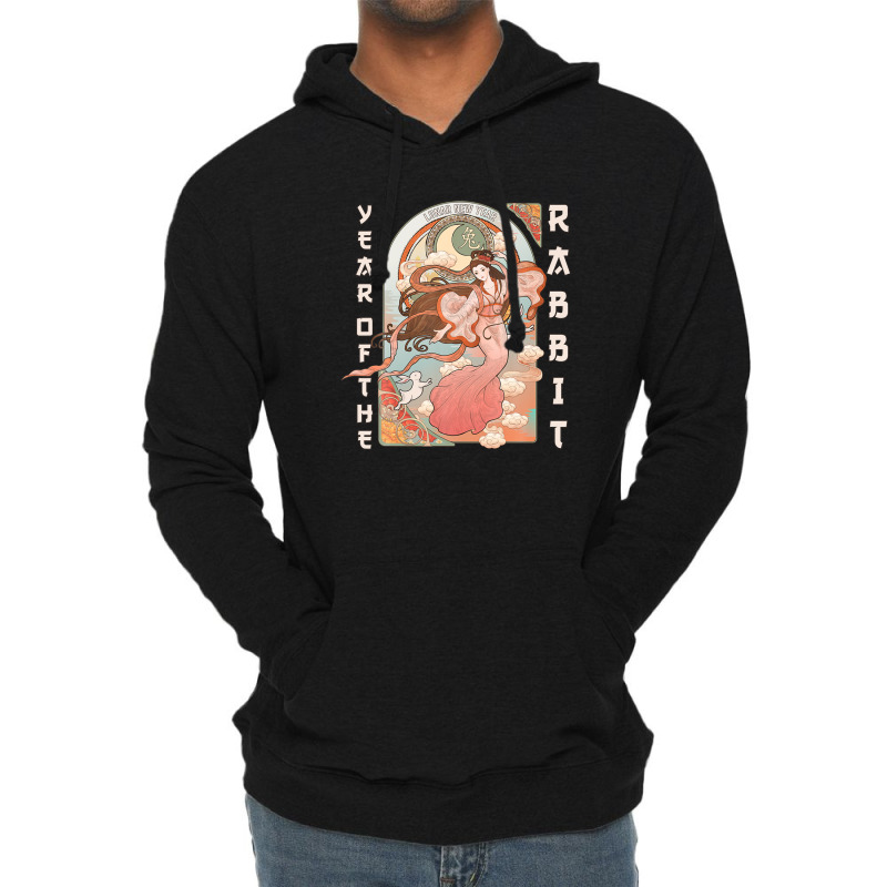 Chinese New Year Of The Rabbit 2023 Happy Lunar New Year Lightweight Hoodie | Artistshot