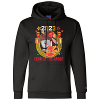 Happy Lunar New Year 2023 Cute Chinese Rabbit Decorations Champion Hoodie | Artistshot