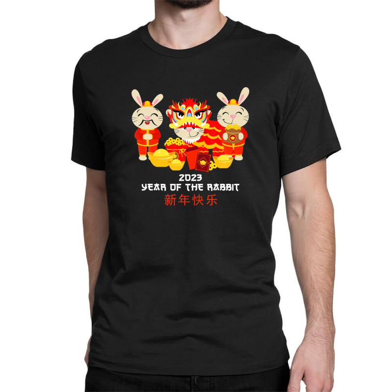 Zodiac Happy Chinese New Year Outfit Year Of The Rabbit 2023 Classic T-shirt | Artistshot