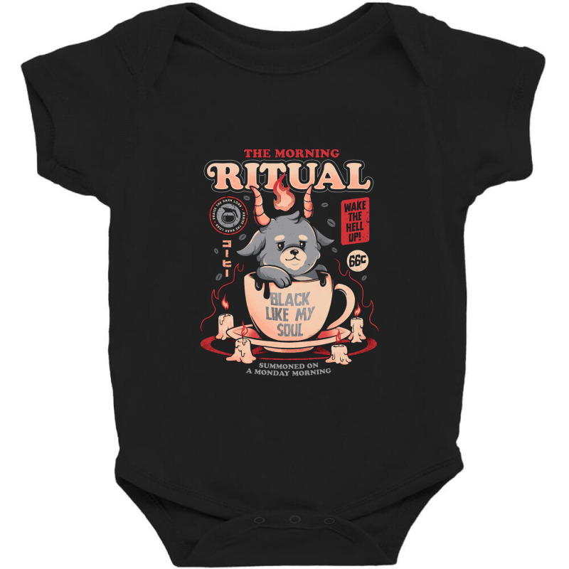 The Morning Ritual Baby Bodysuit by Woodrowsimonetti | Artistshot