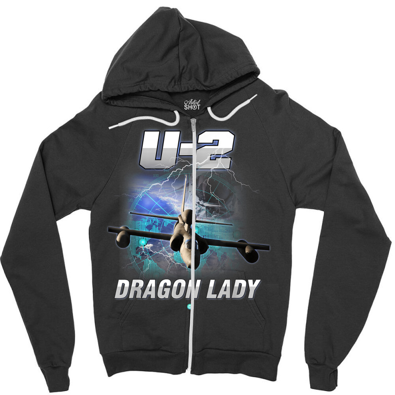 U 2 Dragon Lady Gift Veteran Zipper Hoodie by RomanMikolyants | Artistshot