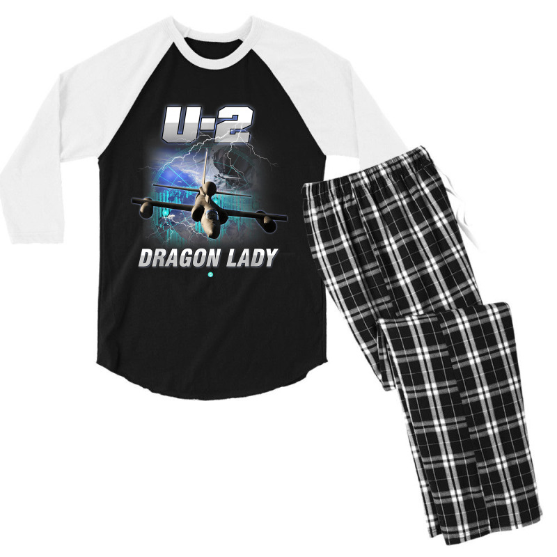 U 2 Dragon Lady Gift Veteran Men's 3/4 Sleeve Pajama Set by RomanMikolyants | Artistshot