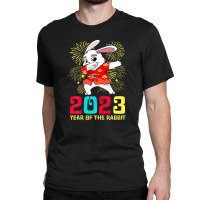 Dabbing Year Of The Rabbit Happy Chinese New Year 2023 Classic T-shirt | Artistshot