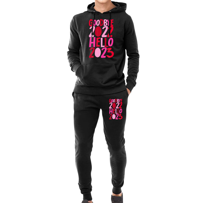 Goodbye 2022 Hello 2023 Happy New Year Pyjama Funny Hoodie & Jogger Set | Artistshot