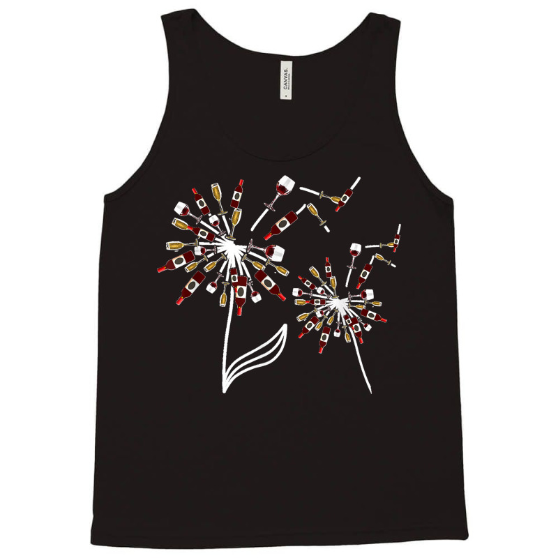 Dandelion Drinking Wine For Herbalist Wine Lover Tank Top by JilmarM.Perez | Artistshot