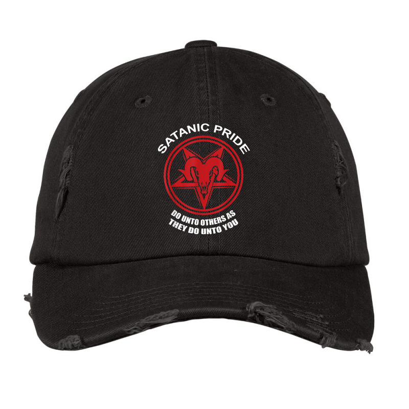 Satanic Pride. Do Unto Others As They Do Unto You. Satanist Vintage Cap by MellieGuilbeault | Artistshot