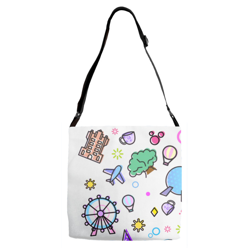 Castle On Earth Adjustable Strap Totes | Artistshot