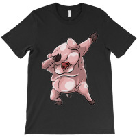 Cool Dabbing Pig Funny Hip Hop Boar Dancing Hog Pet Gift Premium T-shirt | Artistshot