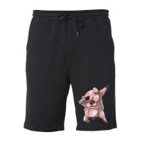 Cool Dabbing Pig Funny Hip Hop Boar Dancing Hog Pet Gift Premium Fleece Short | Artistshot