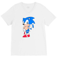 The Hedgehog V-neck Tee | Artistshot