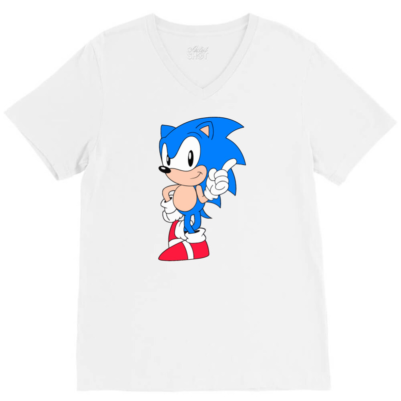 The Hedgehog V-Neck Tee by creaker | Artistshot