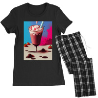 Strawberry Milkshake Women's Pajamas Set | Artistshot