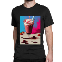 Strawberry Milkshake Classic T-shirt | Artistshot