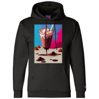 Strawberry Milkshake Champion Hoodie | Artistshot